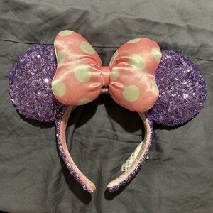 Glittery Pink and Purple ear Headband